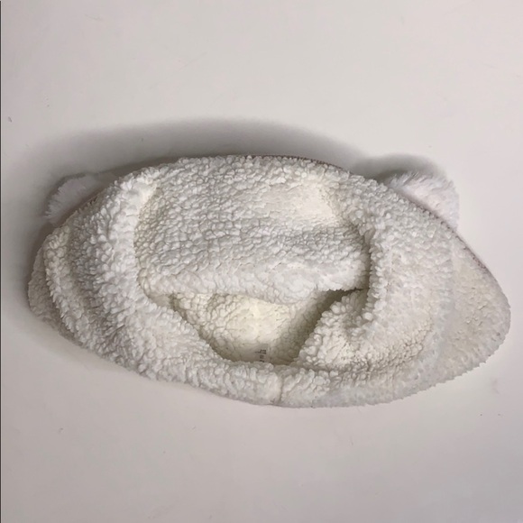 Capelli New York fuzzy lamb ear metallic ear flap hat one size - Picture 4 of 6